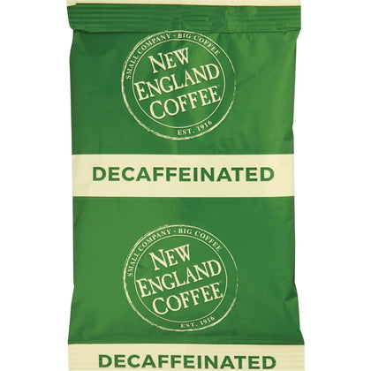 New England Coffee® Decaf Breakfast Blend Portion Packs - Light/Medium - 2.5 oz - 24/Carton - Coffee