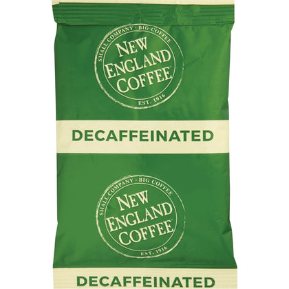 New England Coffee® Decaf Breakfast Blend Portion Packs - Light/Medium - 2.5 oz - 24/Carton - Coffee