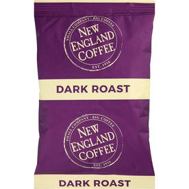 New England Coffee® Portion Pack French Roast Coffee - Dark - 2.5 oz Per - 24 / Carton