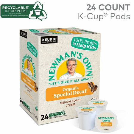 Newman’s Own® Organics K-Cup Pod Coffee - Compatible with Keurig Brewer - American - Medium
