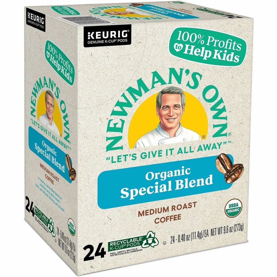 Newman’s Own® Organics K-Cup Pod Special Blend Keurig Single-Serve Pods Medium Roast Coffee 24 Count