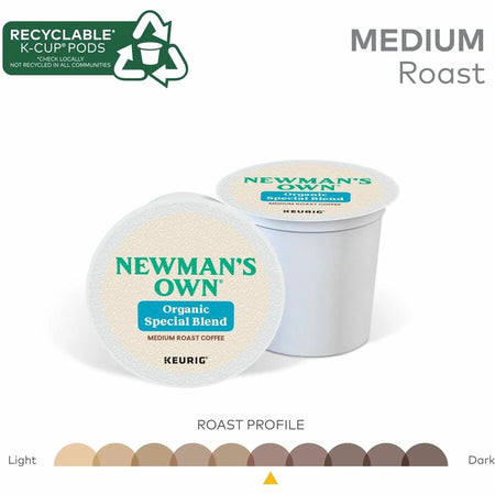 Newman’s Own® Organics Special Blend Coffee K-Cups - Dark Roast - 24/Box