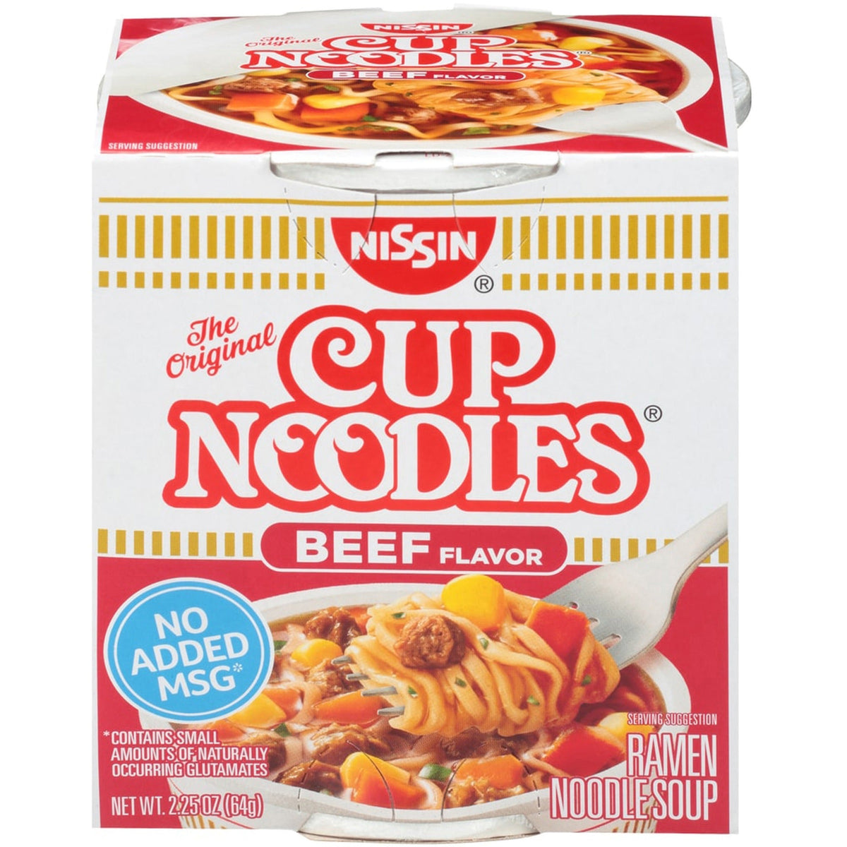 NISSIN FOODS Top Ramen Beef Flavor Cup Noodles - 2000