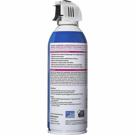 Norazza Multipurpose Duster: 10 oz Blue - 12 Pack - Electronics Cleaning Supplies