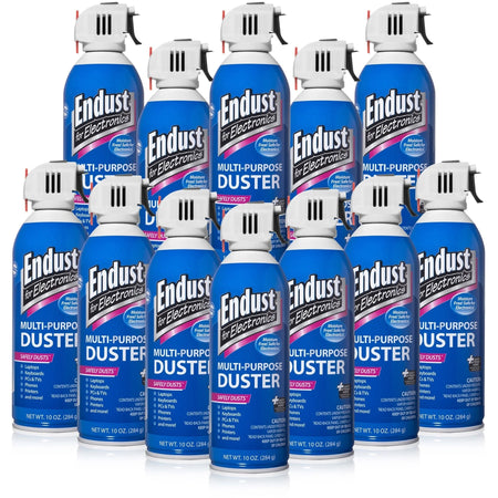 Norazza Multipurpose Duster: 10 oz Blue - 12 Pack - Electronics Cleaning Supplies