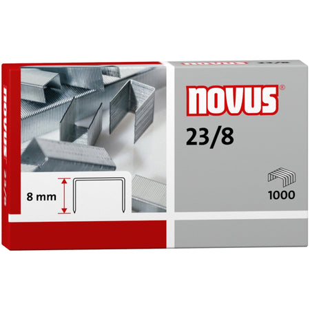 Novus 23/8 Super Heavy Duty Staples - 2000
