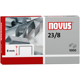 Novus 23/8 Super Heavy Duty Staples - 5/16’’ Leg - Steel - 1000 / Carton - & Staple Removers