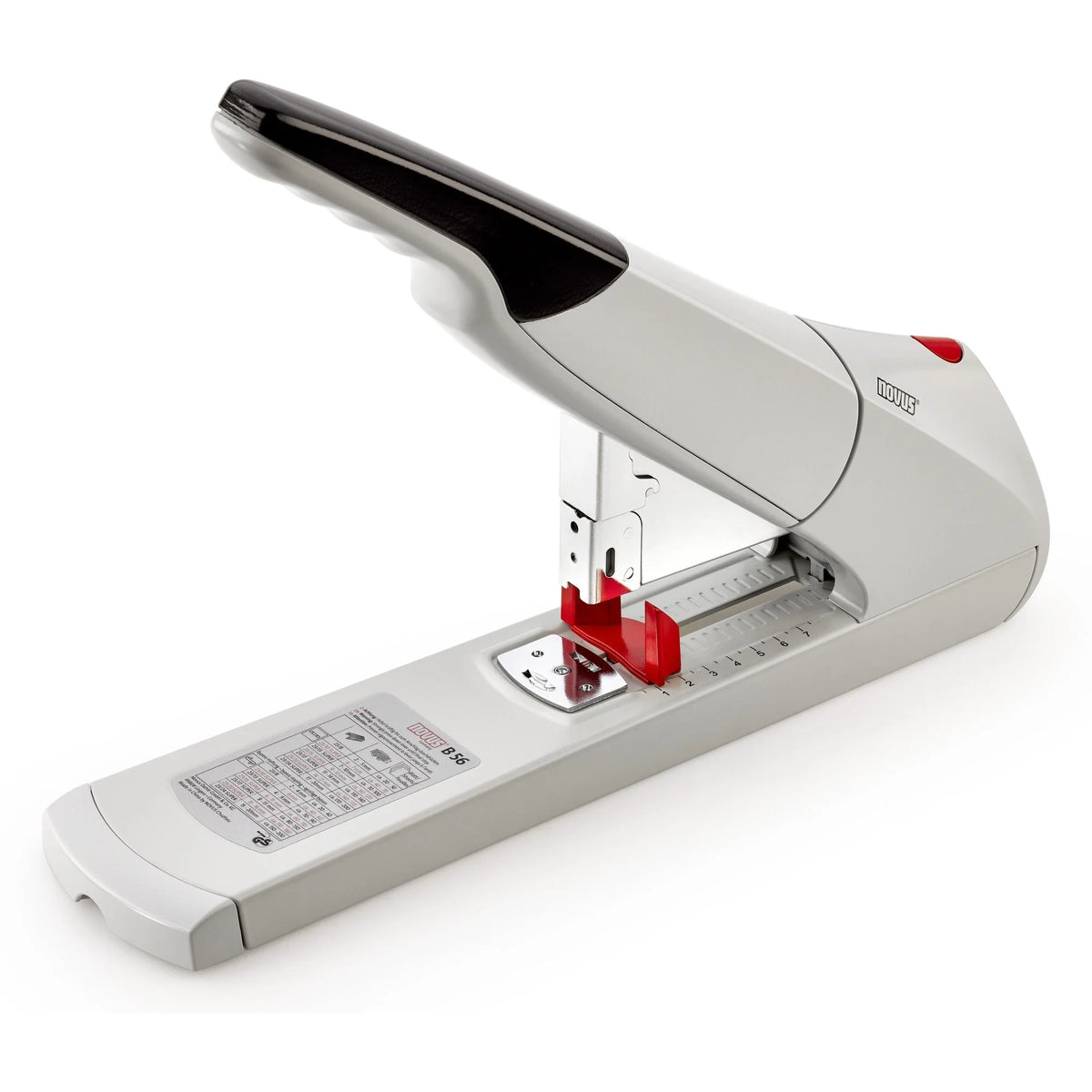 Novus B56 Heavy Duty Stapler: Staples 210 Sheets - 3’’ Throat - Off White - Staplers