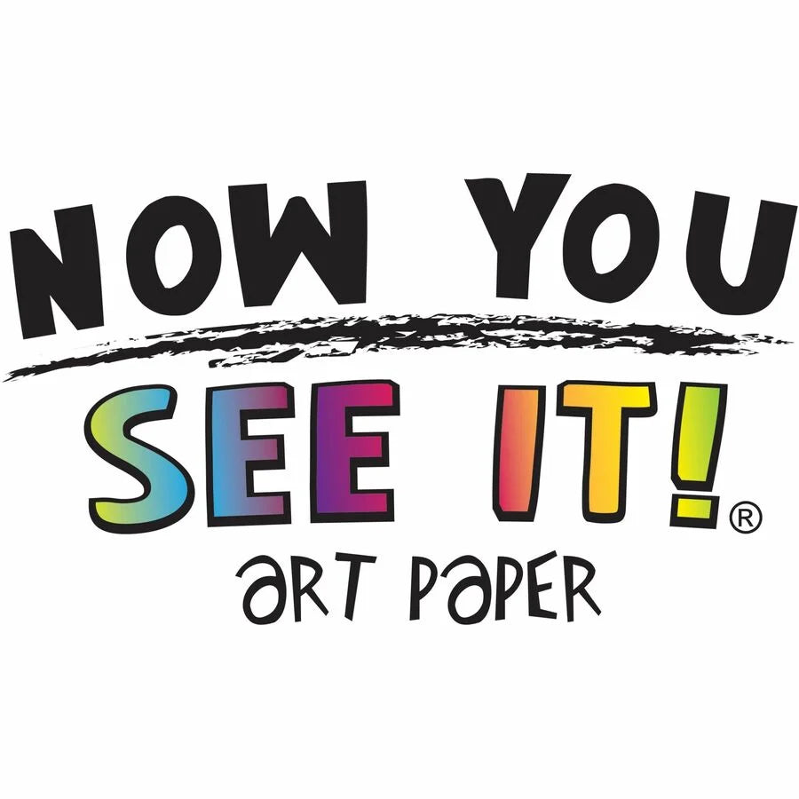Now You See It! Rainbow Board - Classroom Activities - 30 Pack - Drawing Paper & Sketch Pads