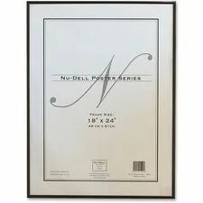 nudell Metal Poster Frames - 18’’ x 24’’ Frame Size - Wall Mountable - Landscape Portrait - High Gloss - Durable