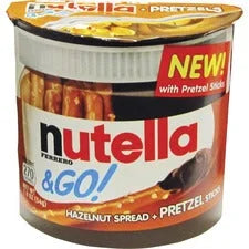 Nutella & GO Hazelnut Spread Pretzels - Convenient Snack Pack - Snacks
