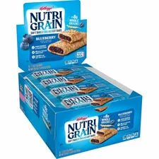 Nutri-Grain Keebler Blueberry Cereal Bars - Individually Wrapped Low Fat - Snacks