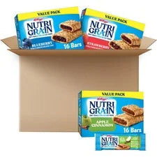 Nutri-Grain Soft Baked Breakfast Bars - Assorted Flavors - 16 - 3 Cartons - Snacks