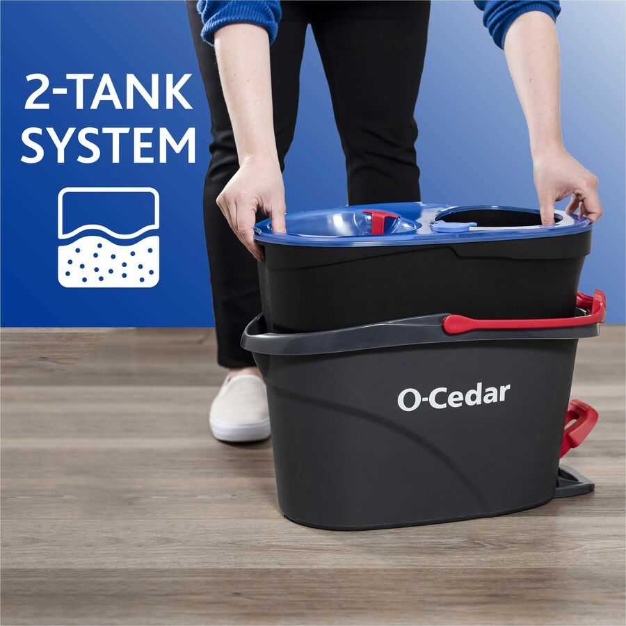 O-Cedar EasyWring RinseClean Spin Mop - Bottom