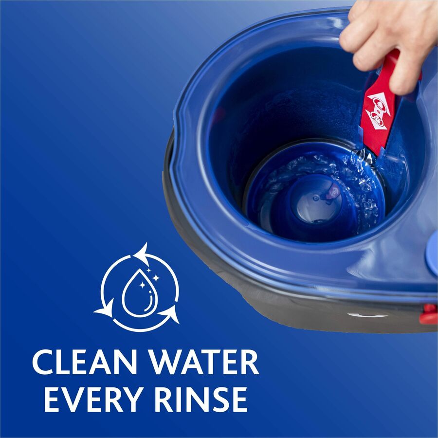O-Cedar EasyWring RinseClean Spin Mop - Left