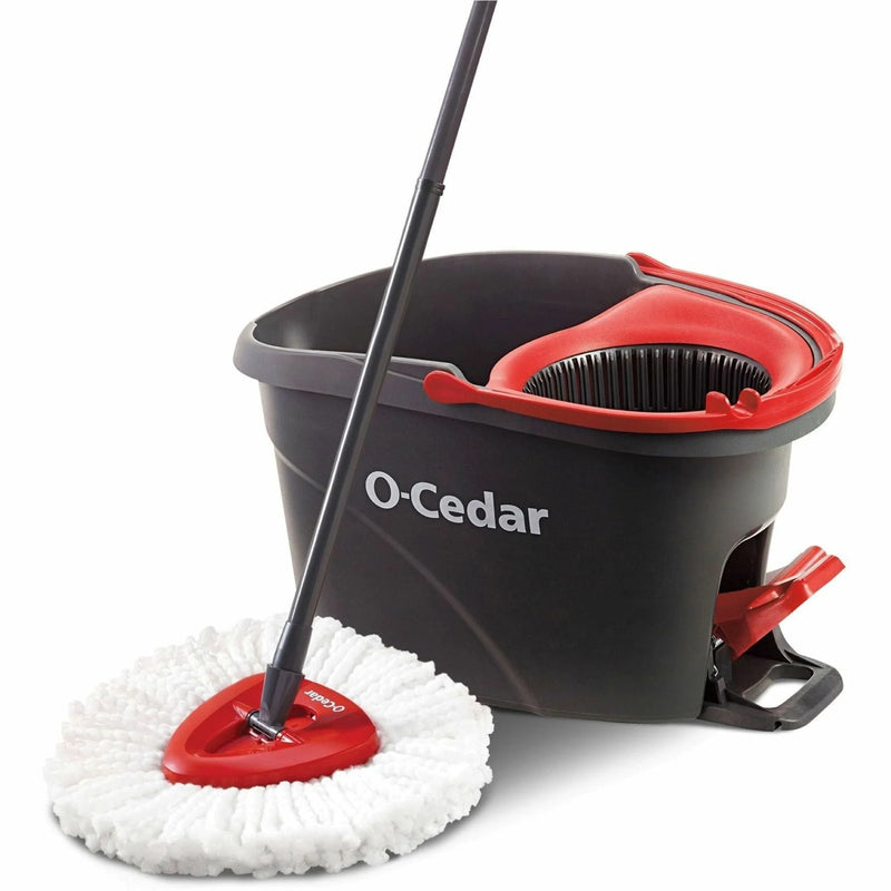 O-Cedar EasyWring Spin Mop & Bucket System - Effortless Floor Cleaning - Buckets Wringers