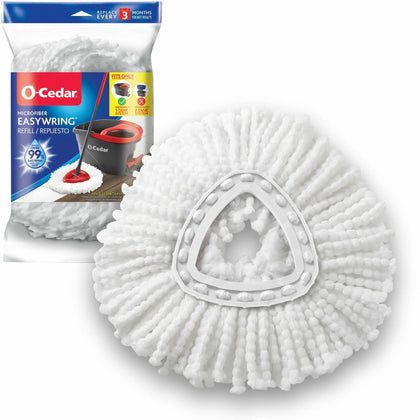 O-Cedar EasyWring Spin Mop Refill - MicroFiber - Multi - 1 Each - Mops & Refills
