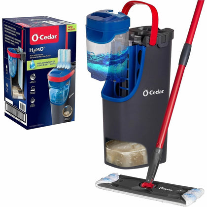 O-Cedar H2prO Flat Mop System: Efficient Cleaning Solution - Buckets & Wringers