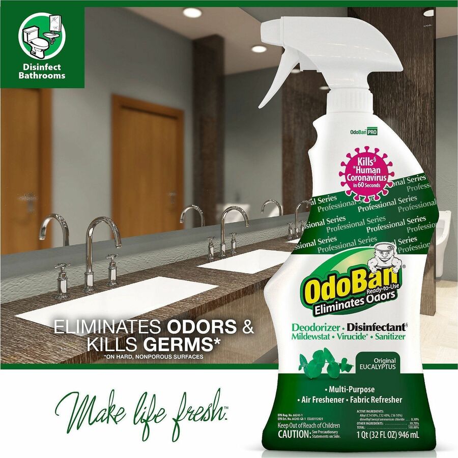 OdoBan Eucalyptus Deodorizer Disinfectant Spray - Alternate-Image4