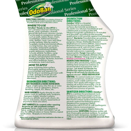 OdoBan Eucalyptus Deodorizer Disinfectant Spray - Alternate-Image1