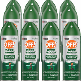 OFF! Deep Woods Insect Repellent V Spray - 6 fl oz - 12/Carton - Repellents