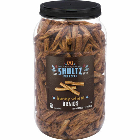 Office Snax Honey Wheat Braided Pretzels - 2000