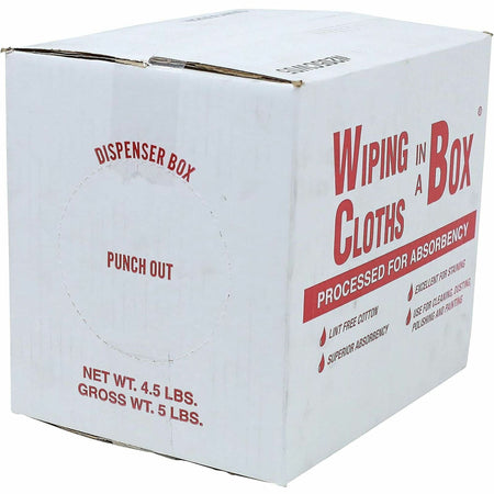 Office Snax Multipurpose Cotton Wiping Cloths - 2000