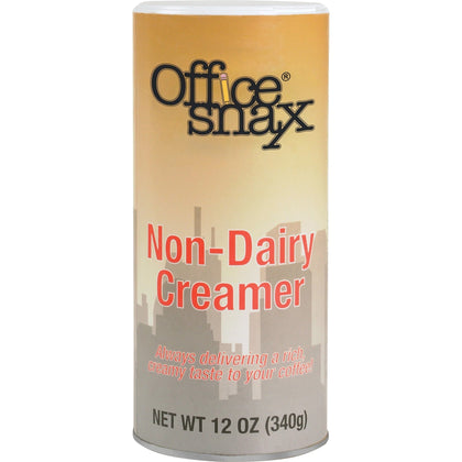 Office Snax Non-dairy Creamer Canister - Convenient 0.75 lb Size - Creamers