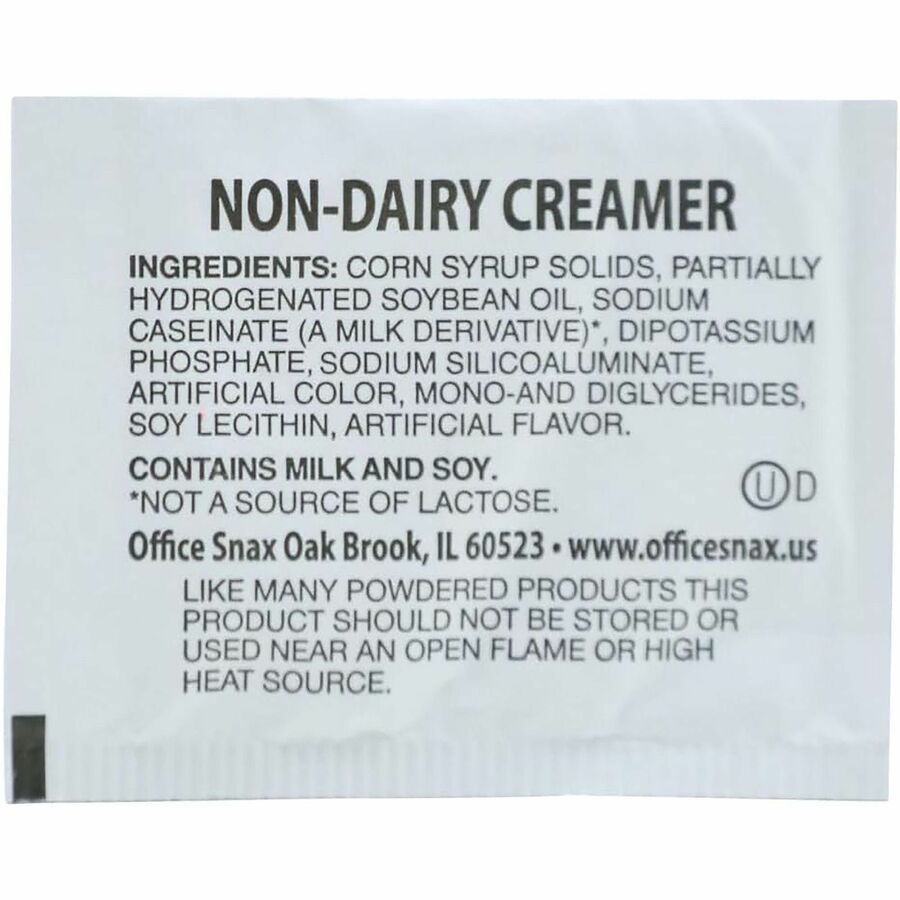 Office Snax Single-use Non-Dairy Creamer - 800 / Carton - Creamers