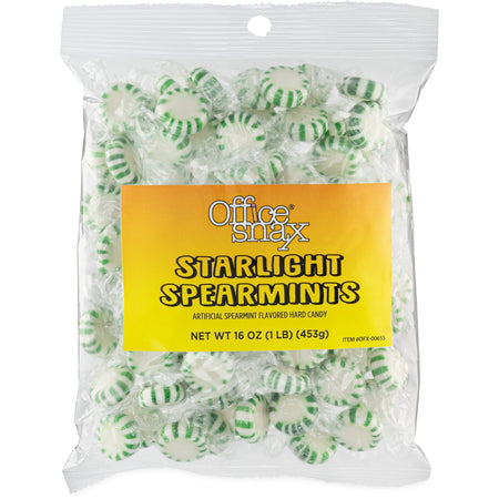 Office Snax Tub of Starlight Spearmints Candy - 2000
