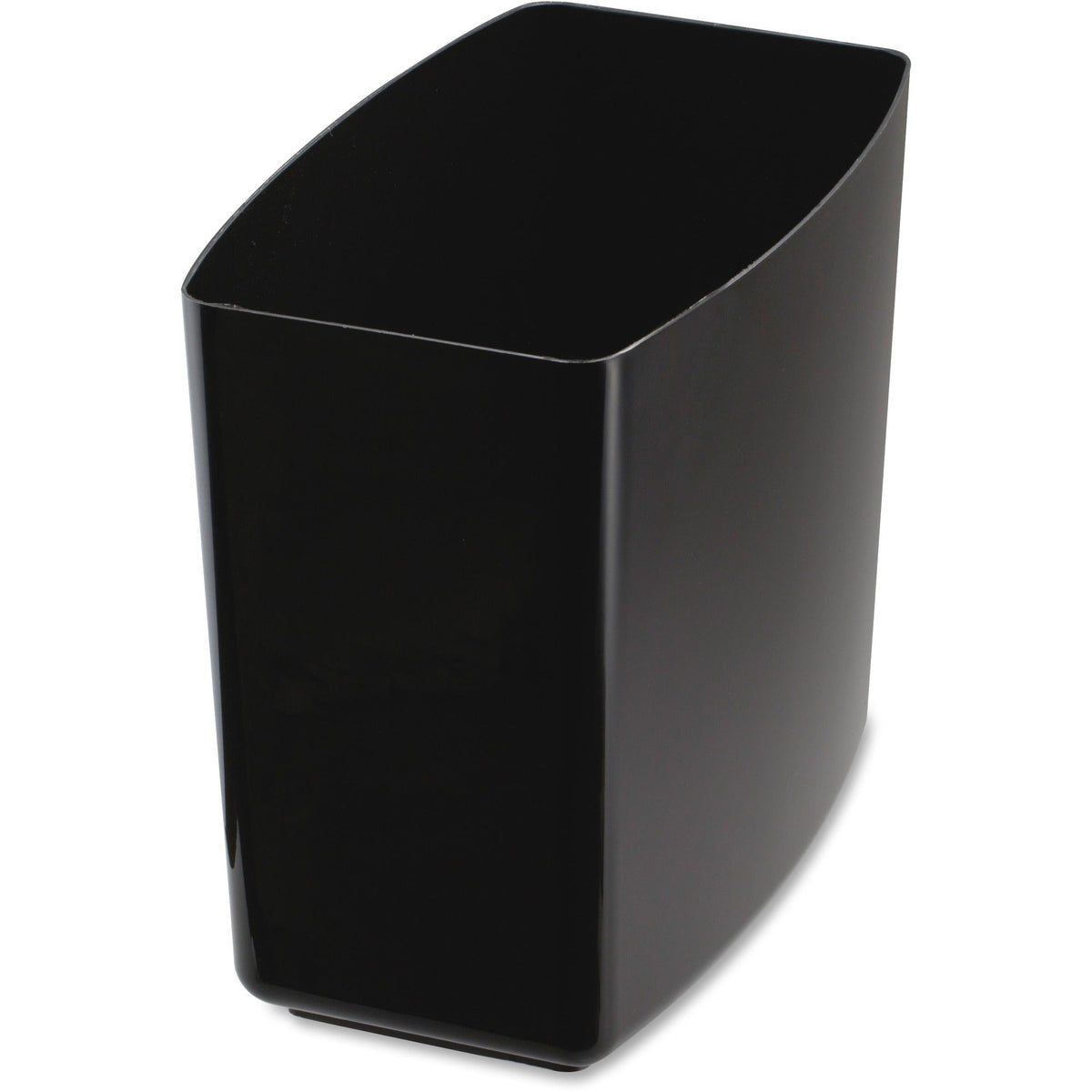 Officemate 2200 Series Wastebasket: 5 gal Capacity Black - 12.5’’ x 13.8’’ 8.4’’ - Waste Containers & Lids