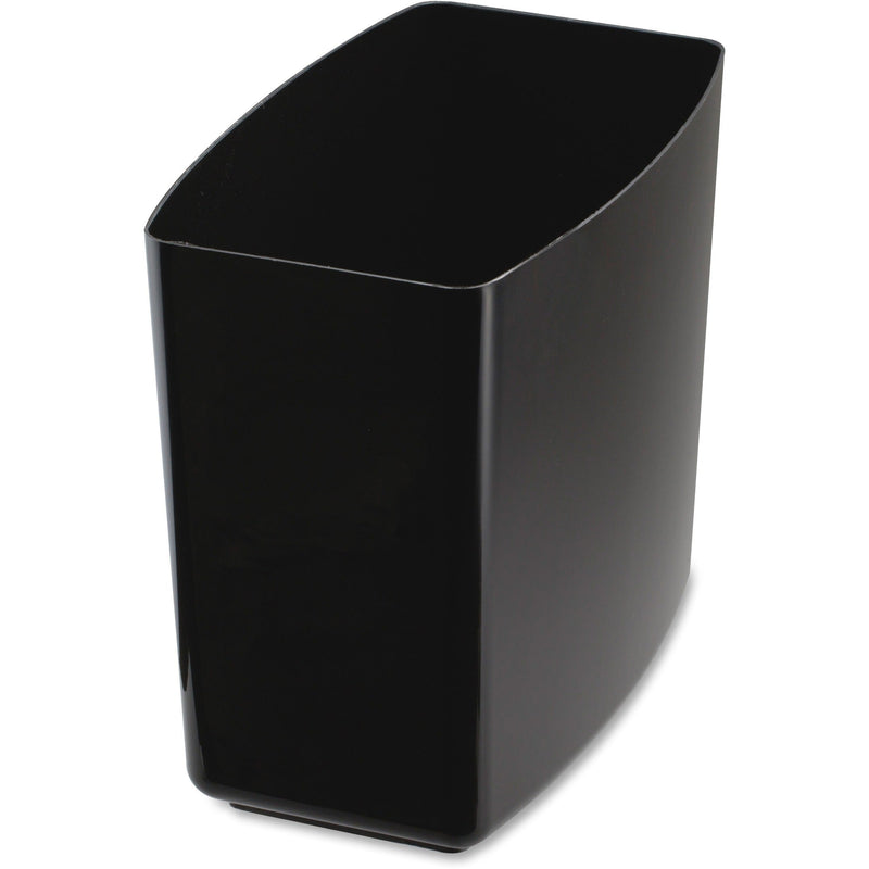 Officemate 2200 Series Wastebasket: 5 gal Capacity Black - 12.5’’ x 13.8’’ 8.4’’ - Waste Containers & Lids