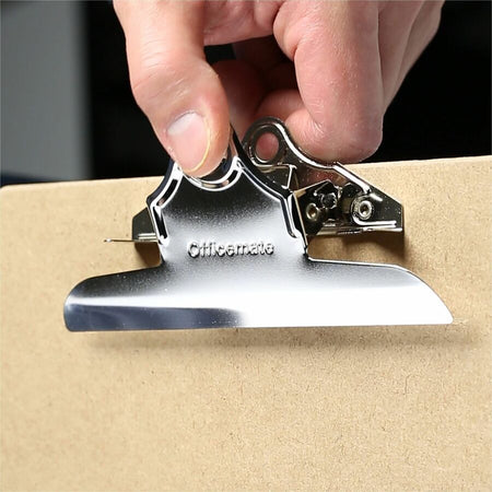 Officemate 83100 Letter Size Wood Clipboard, 9" x 12 .5" ,Recycled Hardboard - Alternate-Image4