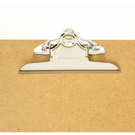 Officemate 83100 Letter Size Wood Clipboard, 9" x 12 .5" ,Recycled Hardboard - Top