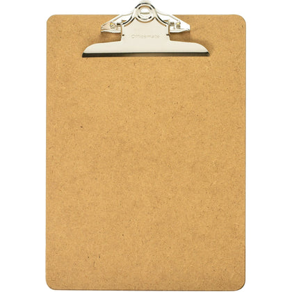 Officemate 83100 Wood Clipboard: Letter Size Recycled Hardboard 9’’ x 12.5’’ - Clipboards
