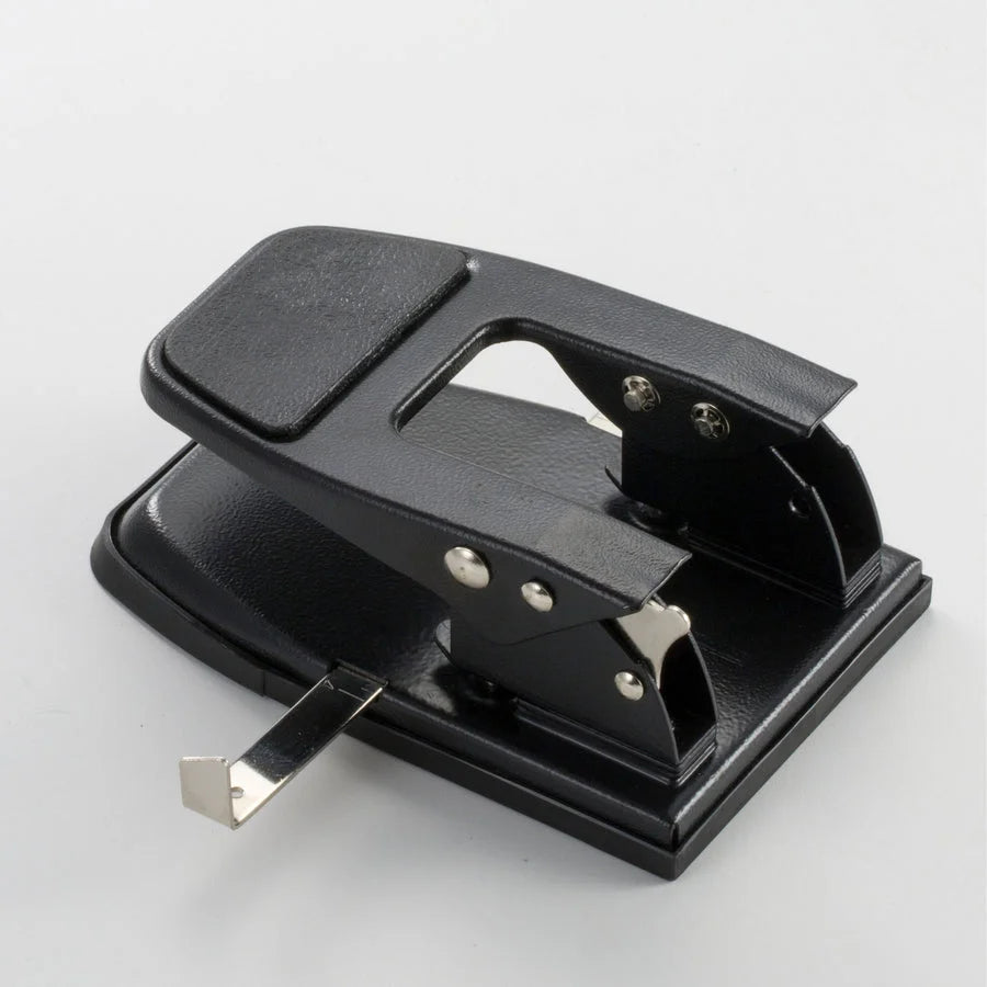 Officemate 90082 Heavy Duty 2-Hole Punch: Padded Handle 50-Sheet Capacity - Paper Punches