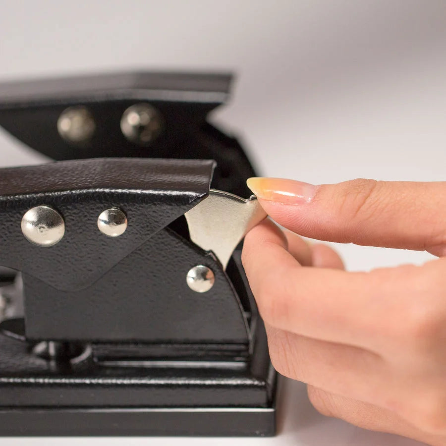 Officemate 90082 Heavy Duty 2-Hole Punch: Padded Handle 50-Sheet Capacity - Paper Punches