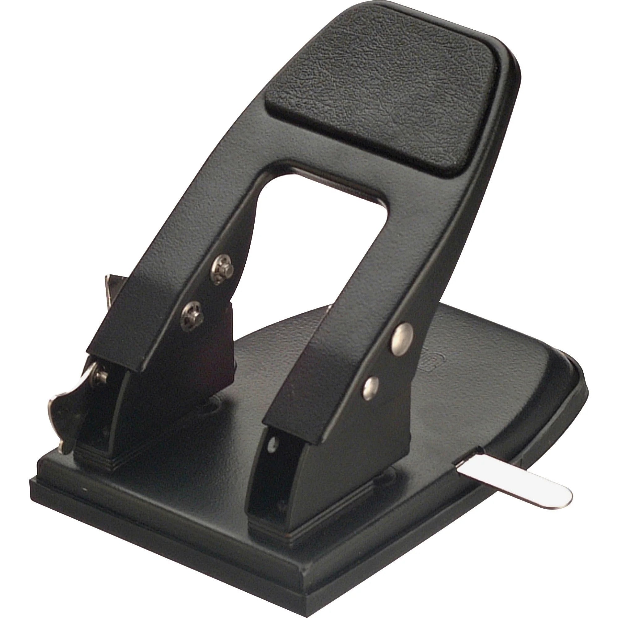 Officemate 90082 Heavy Duty 2-Hole Punch: Padded Handle 50-Sheet Capacity - Paper Punches