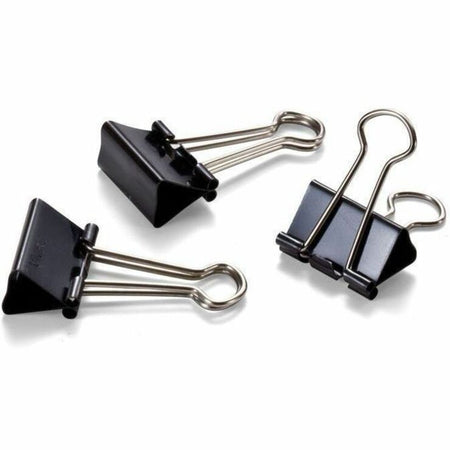 Officemate 99020 Small Binder Clips, Black, 12/Pack - Alternate-Image1