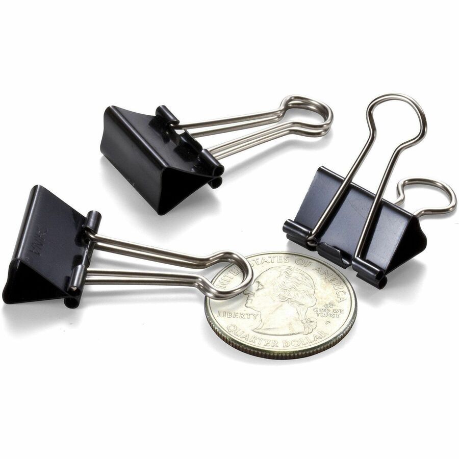 Officemate 99020 Small Binder Clips, Black, 12/Pack - Alternate-Image6