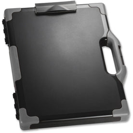 Officemate Carry-All Clipboard Storage Box: Tablet & Notebook - Black/Gray - Clipboards