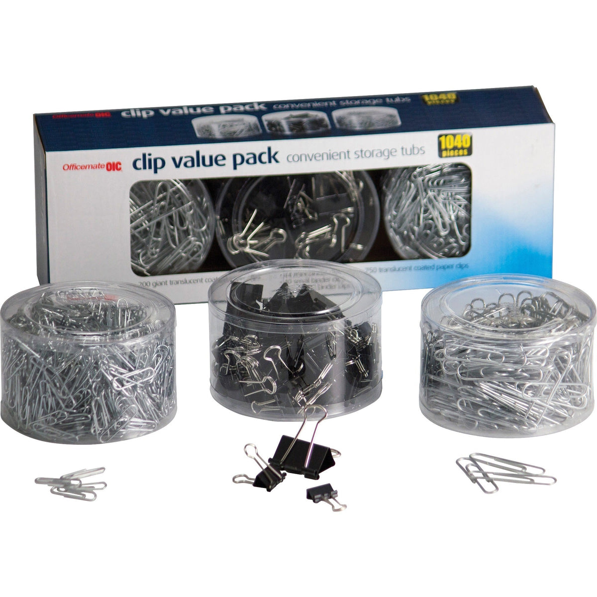 Officemate Clip Value Pack - 2000