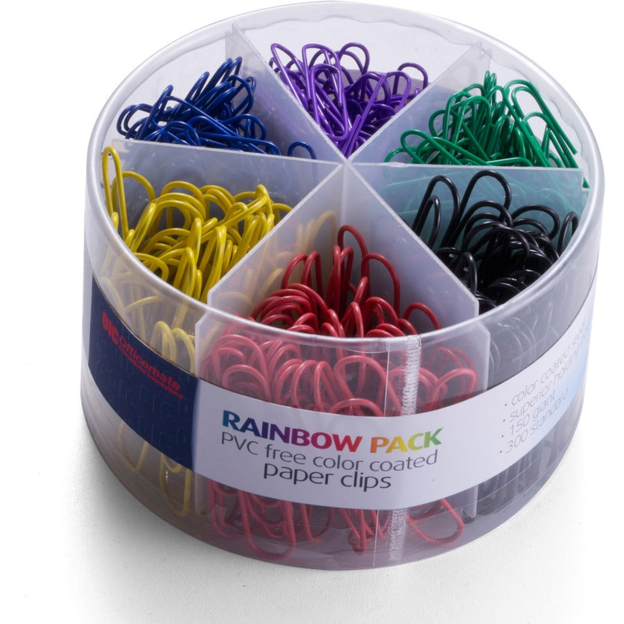 Officemate Coated Paper Clips - Top