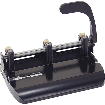 Officemate Heavy-Duty Hole Punch: 3 Punch Heads 32-Sheet Capacity - Paper Punches
