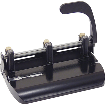 Officemate Heavy-Duty Hole Punch: 3 Punch Heads 32-Sheet Capacity - Paper Punches