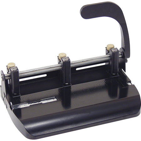 Officemate Heavy-Duty Hole Punch: 3 Punch Heads 32-Sheet Capacity - Paper Punches