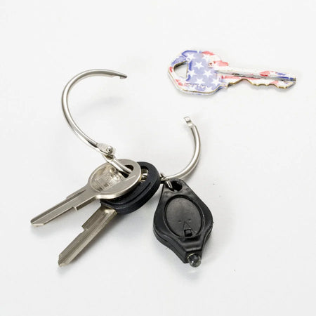 Officemate Loose-Leaf Book Rings: 1.5’’ Silver Metal Rings (100/Box) - Binder / Bulldog Clips