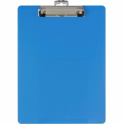 Officemate Low-profile Clip Plastic Clipboard - Blue 8.5’’ x 11’’ - Acrylic - Clipboards