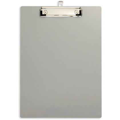 Officemate Magnetic Clipboard: Aluminum Gray Clipboard - Clipboards