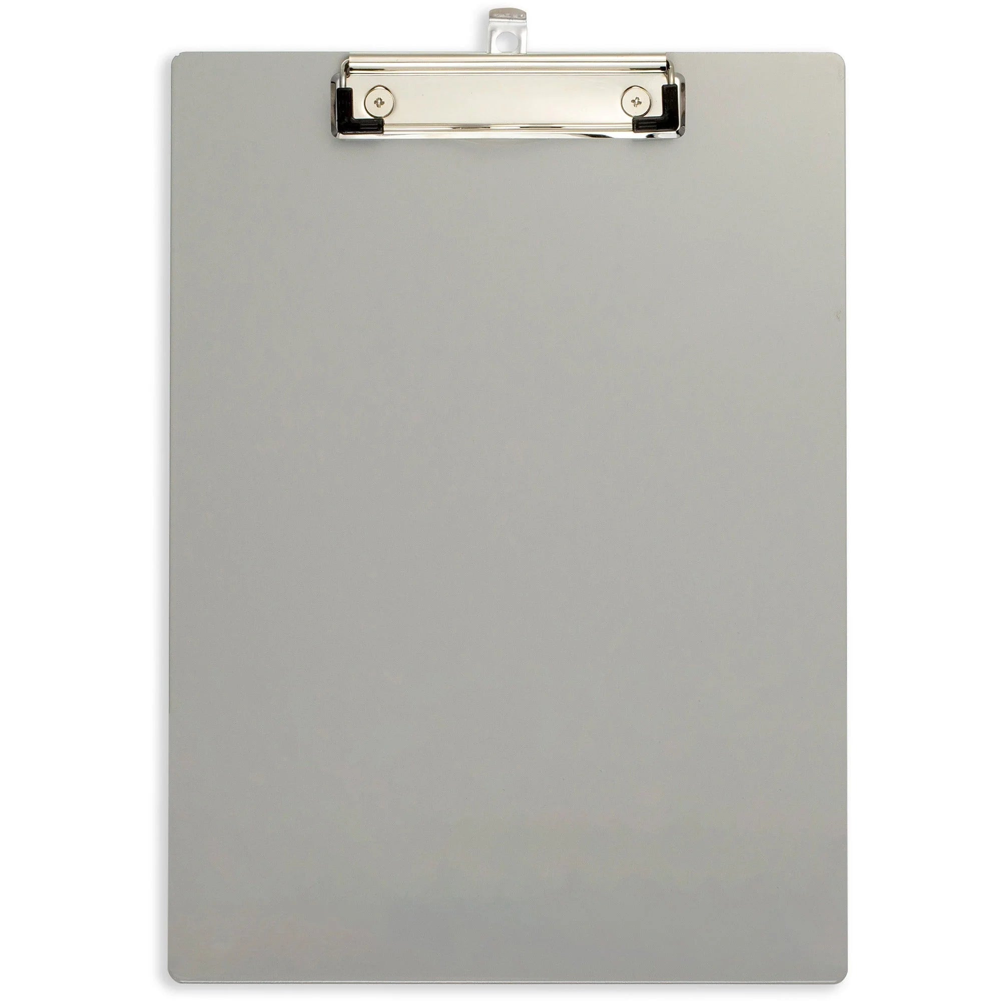 Officemate Magnetic Clipboard: Aluminum Gray Clipboard - Clipboards